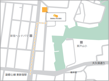 EMIAL FOODS アクセス地図